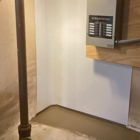 Spidering Basement Wall Crack Repaired in Amherst, NY
