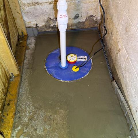 Sump Pump Swapped in Rochester, NY Basement - After Photo