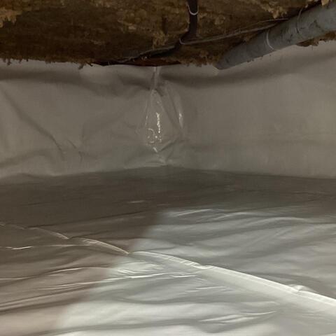 Waterproofing Solution Installed In A Damp Getzville, NY Crawl Space - After Photo