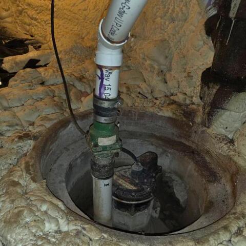 Upgraded Crawl Space Sump Pump Installed in Rochester, NY - Before Photo