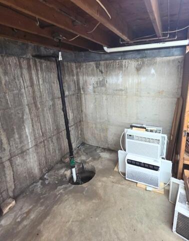 Basement Waterproofing Project Installed in a Wet Youngstown, NY Basement