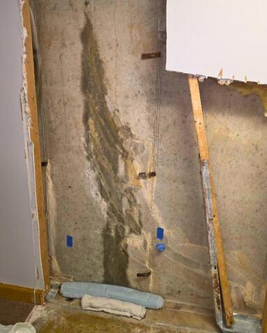 Repairing A Leaking Cracked Wall In Buffalo, NY