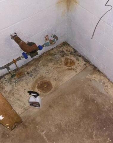 Complete Waterproofing Solution and Sump Pump Upgrade for a Corfu, NY Basement - Before Photo