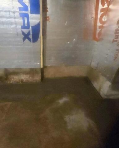 Drainage System Installed in Fairport, NY, to Capture Water Seepage - After Photo