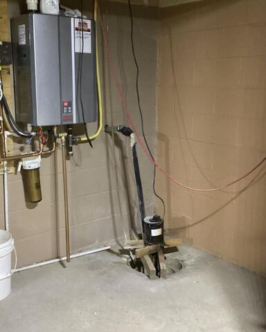 Powerful Sump Pump Upgrade For This Stafford, NY Home - Before Photo