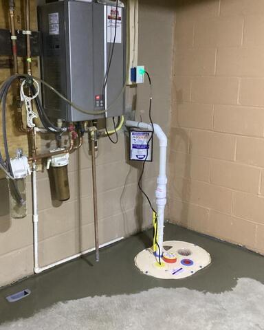 Powerful Sump Pump Upgrade For This Stafford, NY Home - After Photo