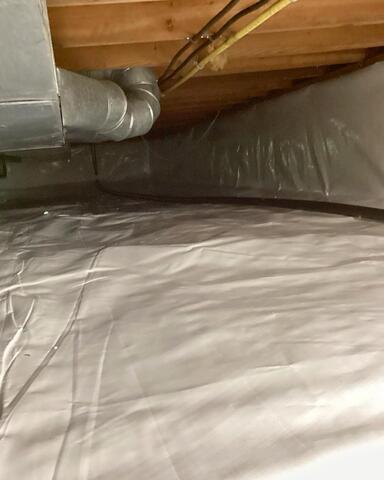 Crawl Space in Rochester, NY Struggling With Water Finds Relief - After Photo