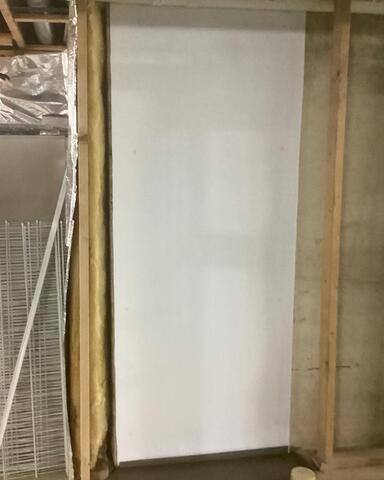 Cracked Foundation Wall in Lake View, NY, Repaired - After Photo