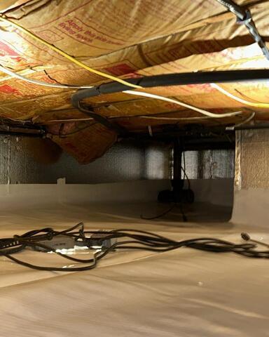 Water Issues Solved Down in This North Tonawanda, NY Crawl Space - After Photo