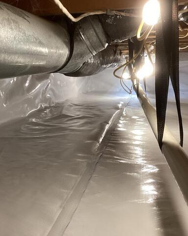 Crawl Space Under a Honeoye Falls, NY Home Gets Encapsulated - After Photo