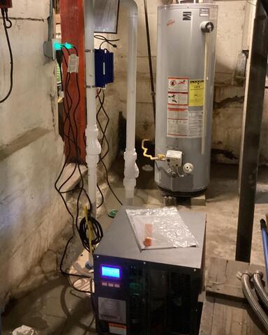 Dehumidifier Upgrade to Stop Damp Feeling and Smell in Mumford, NY - After Photo