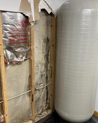 Cracked Foundation Fixed in North Collins, NY - Before Photo