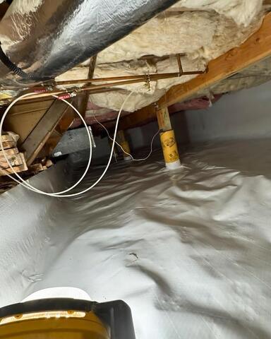 A Wet Crawl Space Under Tonawanda, NY Home Gets a Waterproof Makeover