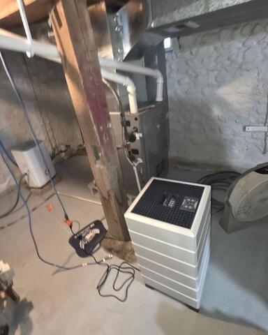 Moisture Issue Handled In Basom, NY Crawl Space - Before Photo