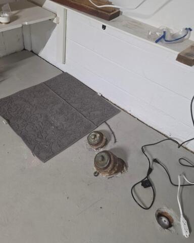 Two New Systems Added to Help a Wet, Struggling Basement in Rochester, NY - Before Photo