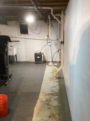 Full Basement Waterproofing System Installed in Fairport, NY