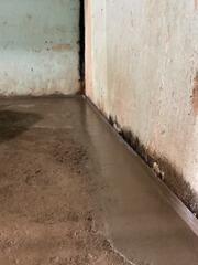 Interior Water Drainage System Installed in Derby, NY