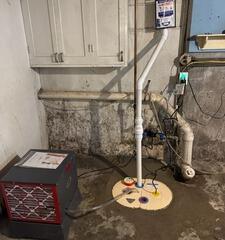Humidity and Water Intrusion Tackled in Fairport, NY Basement