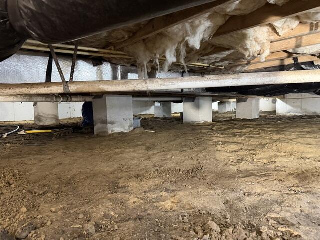 Crawlspace Encapsulation in Millville, DE - Before Photo