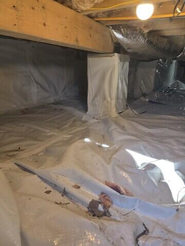 Crawlspace Encapsulation in Camden Wyoming, DE - Before Photo