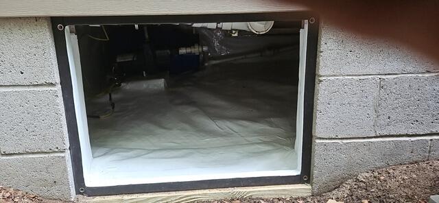 Encapsulating a CrawlSpace in Rhodesdale, MD - After Photo