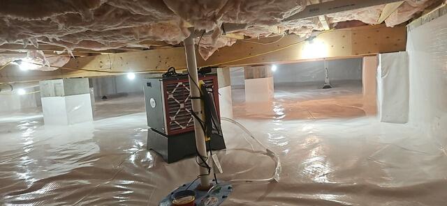Crawlspace Encapsulation in Felton, DE - After Photo