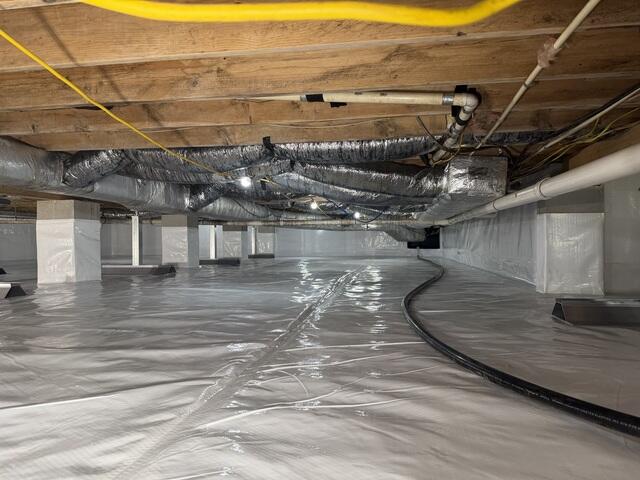 Crawlspace Encapsulation in Frankford, DE - After Photo