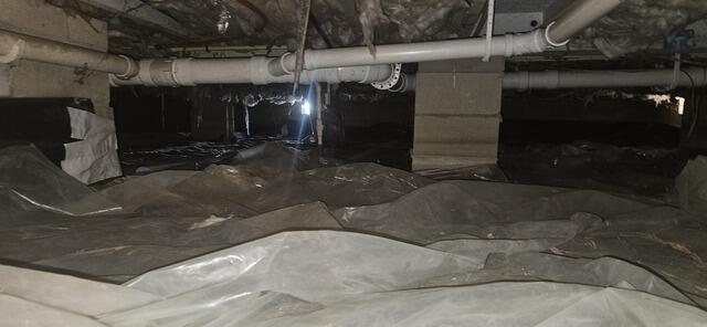 Crawlspace Encapsulation in Chestertown, MD - Before Photo