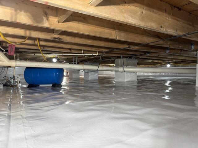 Crawl Space Encapsulation in Ellendale, DE - After Photo