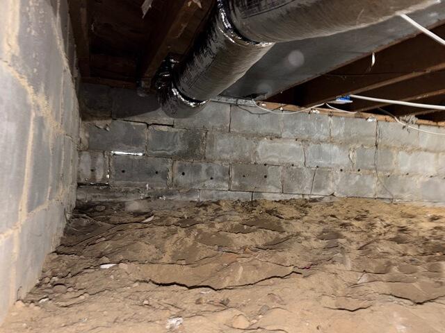 Laurel, DE CrawlSpace Encapsulation - Before Photo