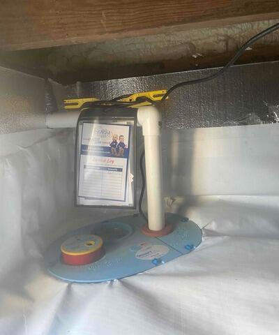Sump Pump In A Crawlspace in Evansville IN - After Photo