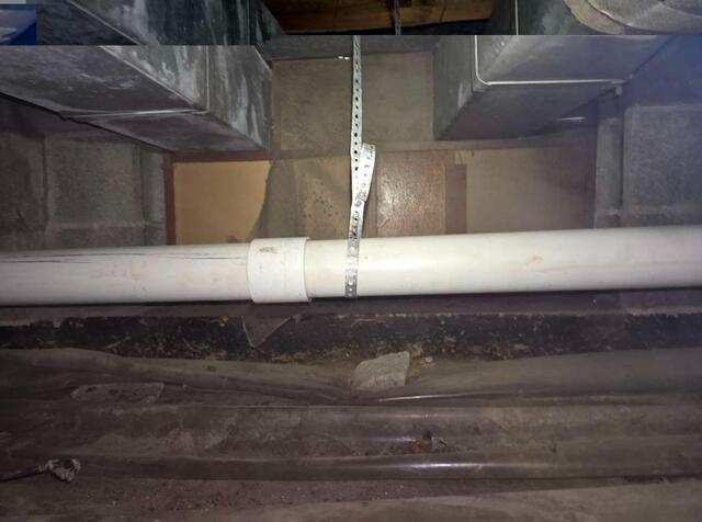 Air Sealing & Encapsulation of Crawl Space in Evansville, IN - Before Photo