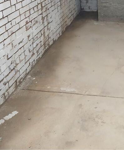From Damp to Dry: Evansville Basement Transformed with Complete Waterproofing System - Before Photo