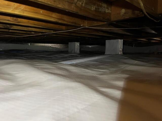 A Crawl Space Transformation in Philpot, KY: sealed and protected - After Photo