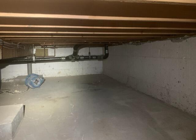 Crawl Space Dehumidification in South Egremont, MA