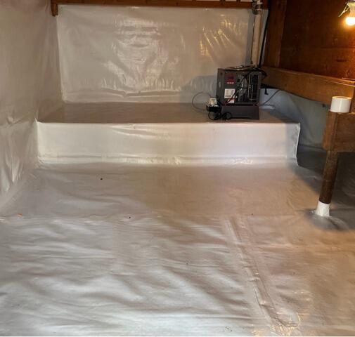 Vapor Barrier Installation in Cohasset, MA - After Photo