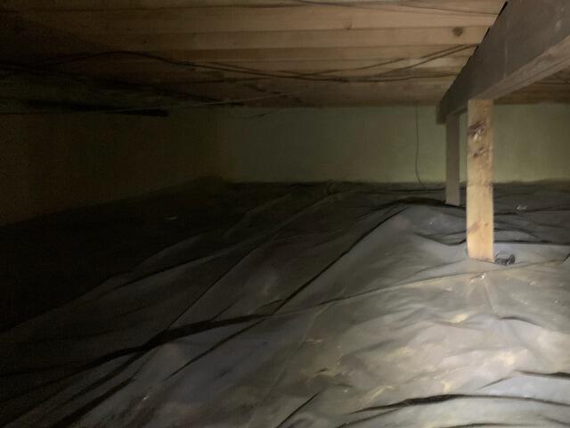 Crawl Space Repair in Southbridge, MA - Before Photo