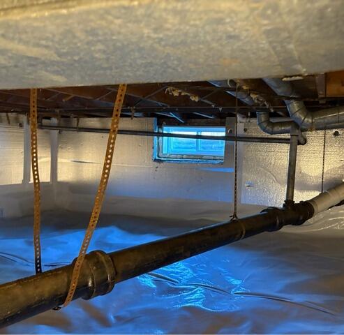 Crawl Space Transformation in Riverside, RI