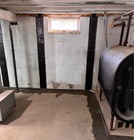Fixing a Bowing Wall with CarbonArmor in Wareham, MA
