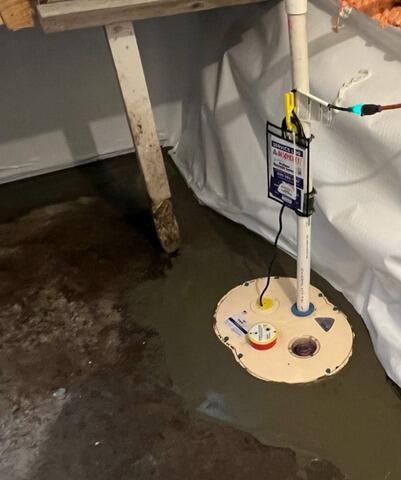 Waterproofing System Upgrade in New Bedford, MA - After Photo