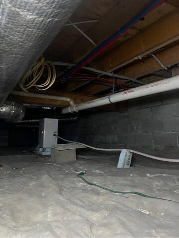 Crawl Space Repair in Nantucket, MA - Before Photo