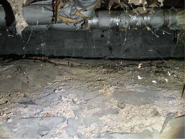 Crawl Space Repair in Weymouth, MA - Before Photo