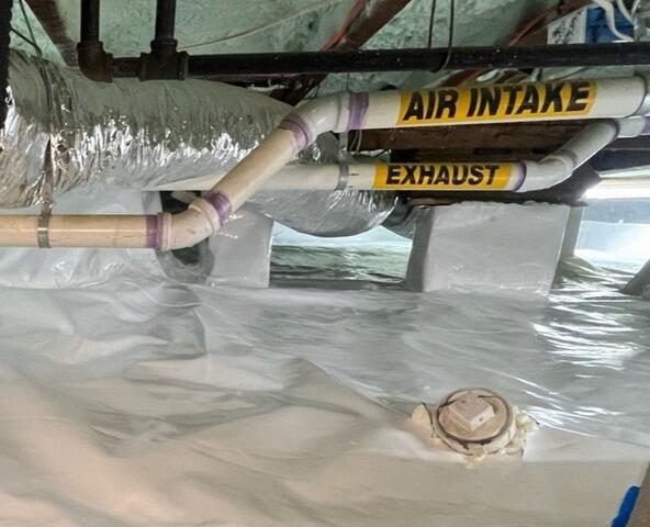 Crawl Space Repair in Wareham, MA - After Photo