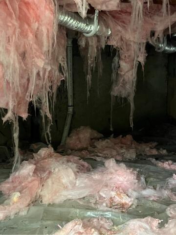 Crawl Space Encapsulation in Cranston, RI - Before Photo