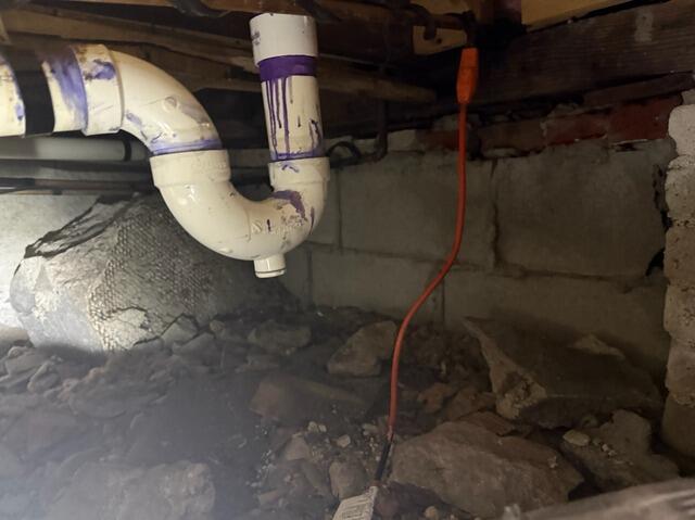Crawl Space Repair in Pawtucket, RI - Before Photo