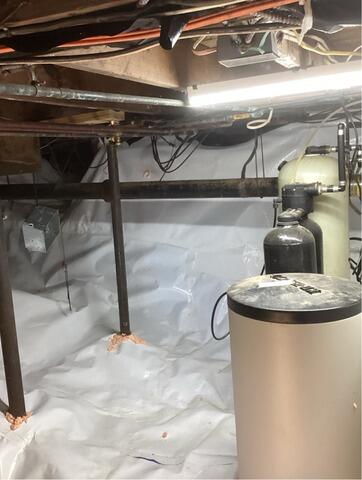 Crawl Space Encapsulation in South Dartmouth, MA - After Photo