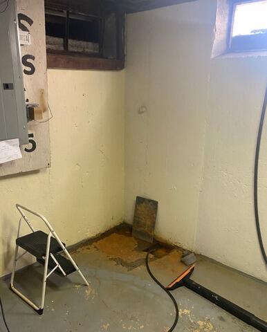 SuperSump Plus Sump Pump Installation in Bristol, RI - Before Photo