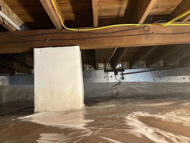 Buzzards Bay, MA Crawl Space Repair - After Photo
