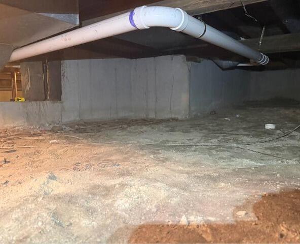 North Scituate, RI Crawl Space Repair - Before Photo