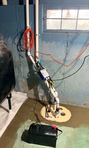Our Waterproofing System Makes a Big Difference for an Abington, MA Basement - After Photo